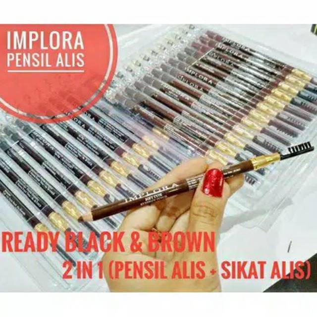 PENSIL ALIS IMPLORA COKLAT