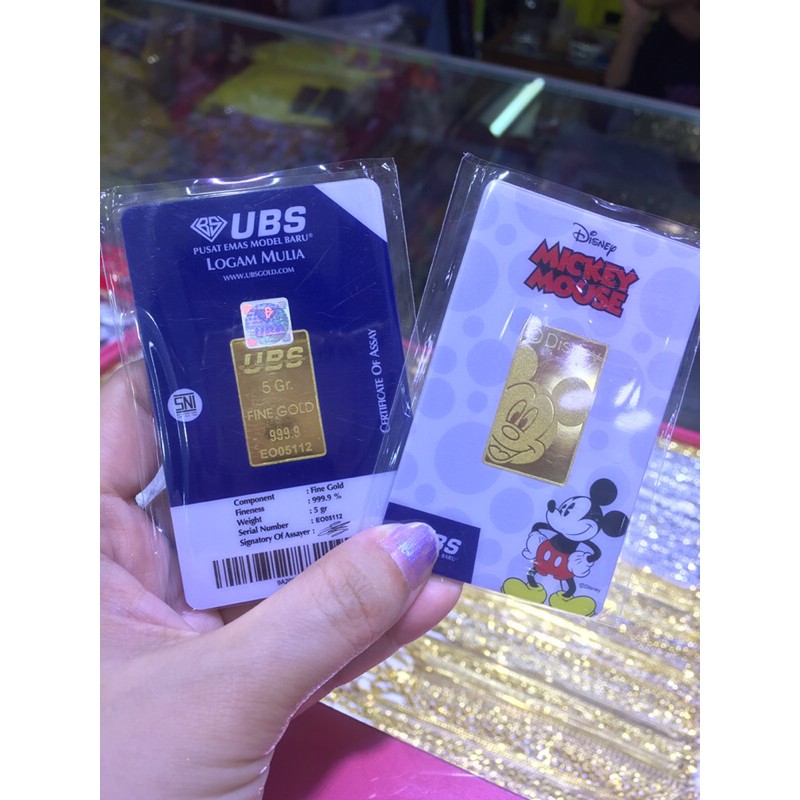 logam mulia UBS Mickey 5gr
