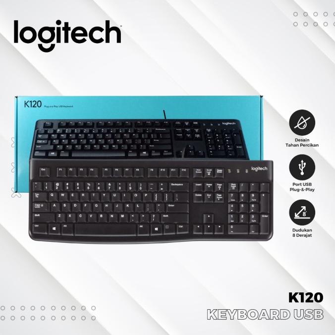 LOGITECH KEYBOARD K120 USB Termurah