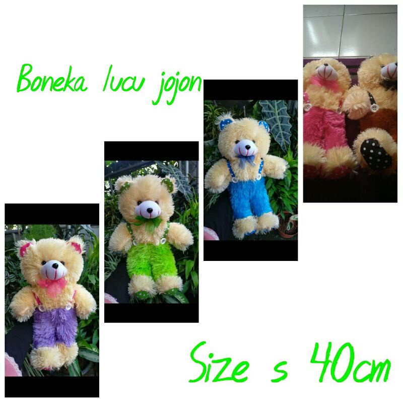 BONEKA BERUANG/TEDDY BEAR jojon 40cm[BISA COD]