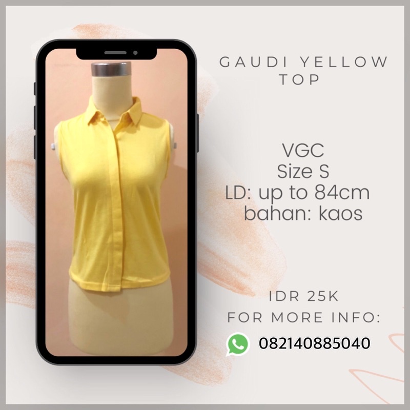 Gaudi Yellow Top