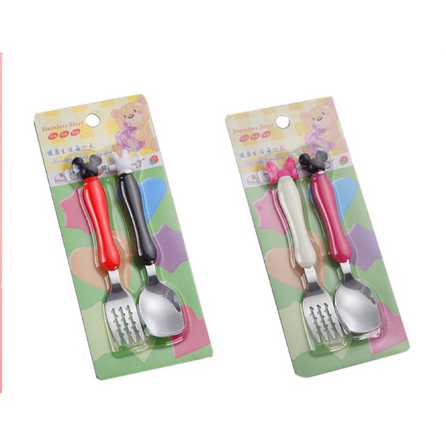 Sendok Set Minnie Mickey Mouse