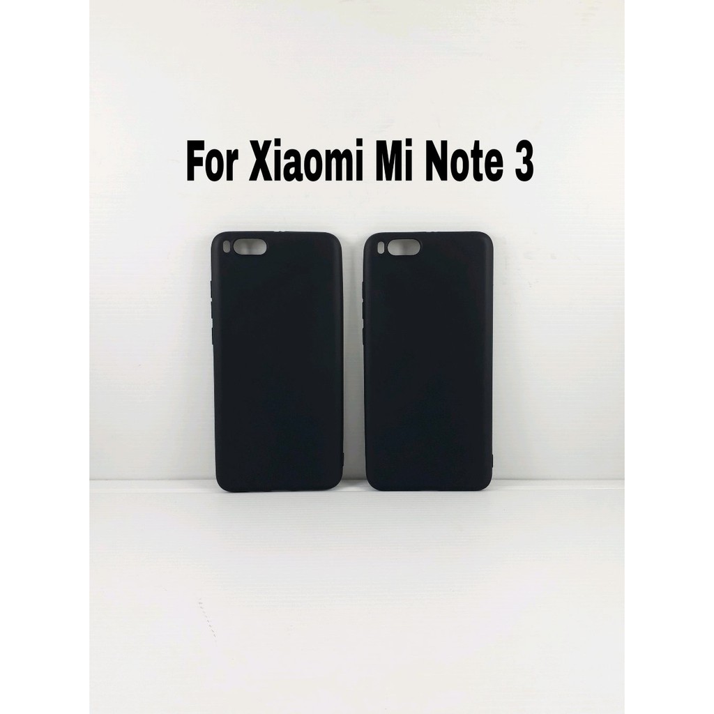 Case Slim Black Matte Xiaomi Mi Note 3
