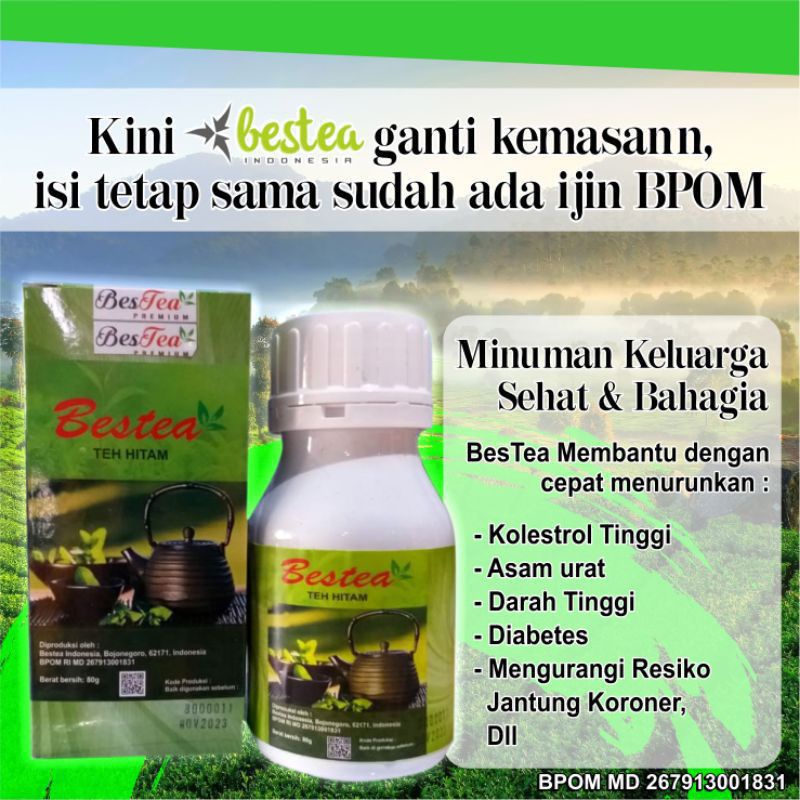 Teh Hitam Bestea 80gr/40gr