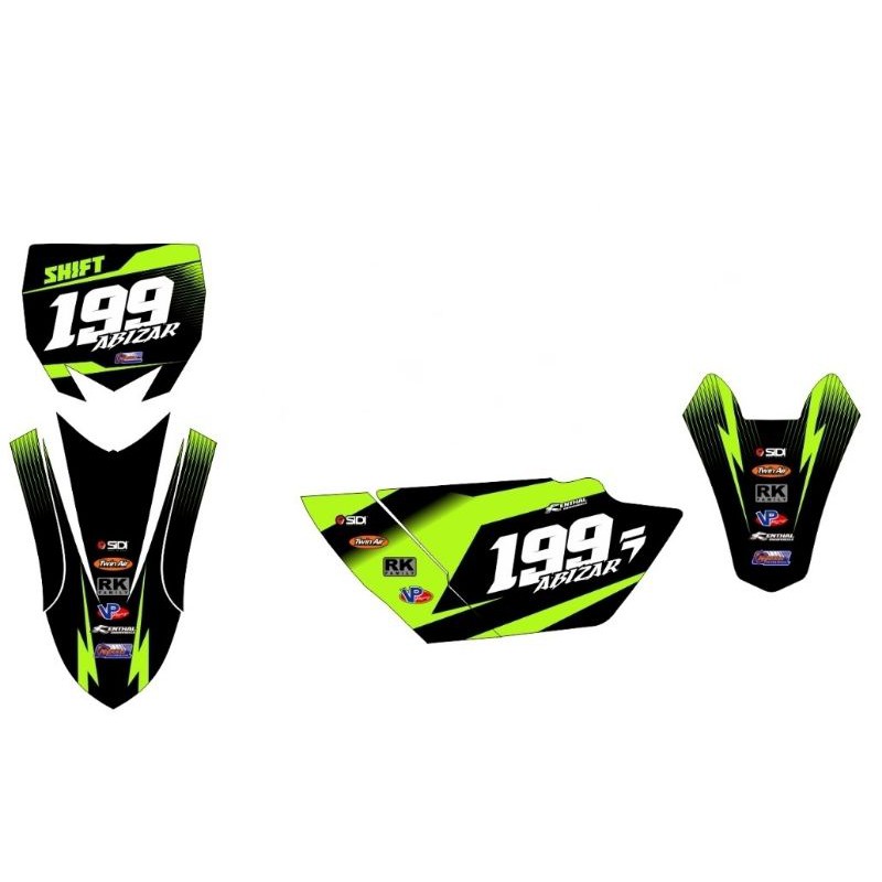 Decal custom yz85 desain bebas motocross