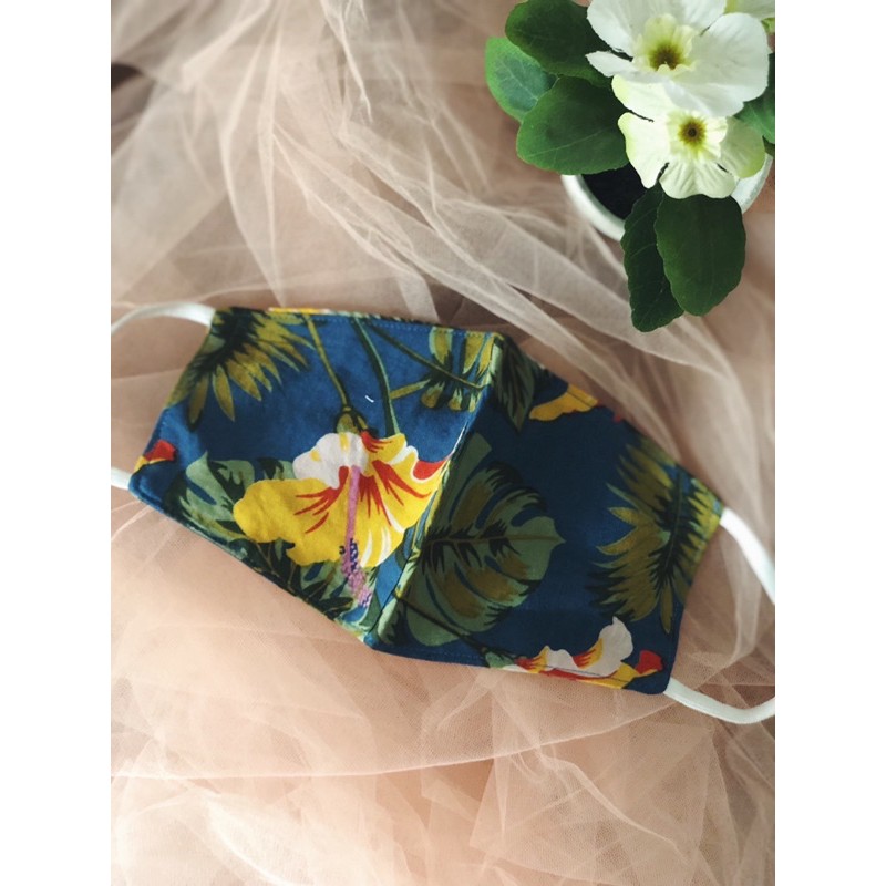 Masker motif Bunga