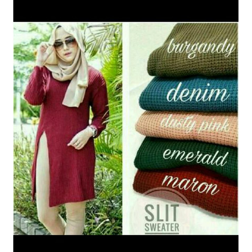 Jual slit sweater Murah
