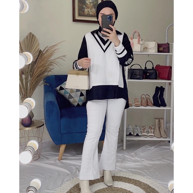 Marvel Blouse/ kemeja atasan