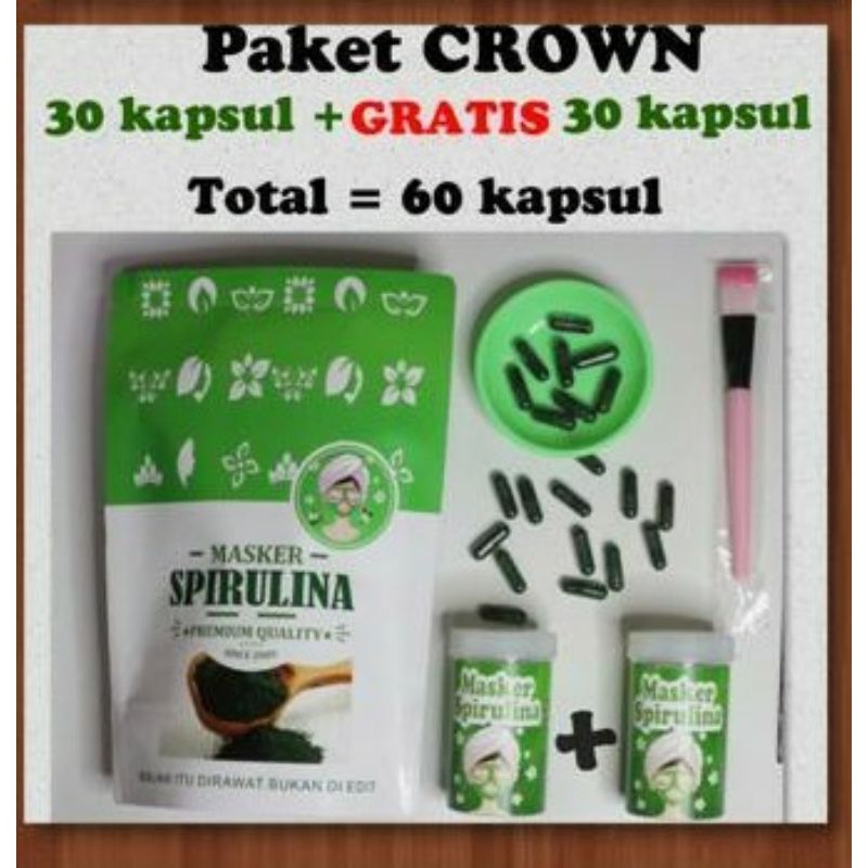 MASKER SPIRULINA PAKET HEMAT