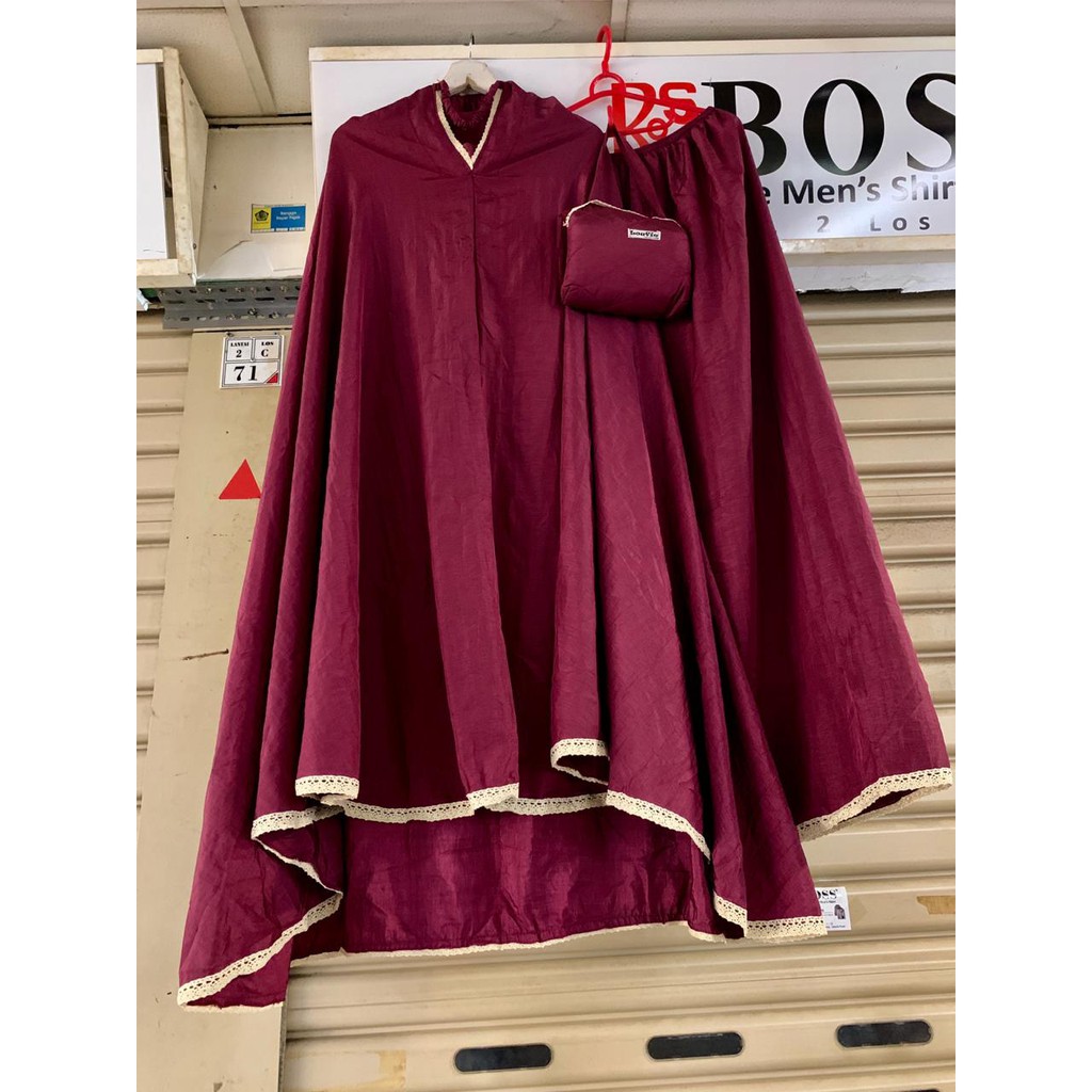 Mukena parasut premium
