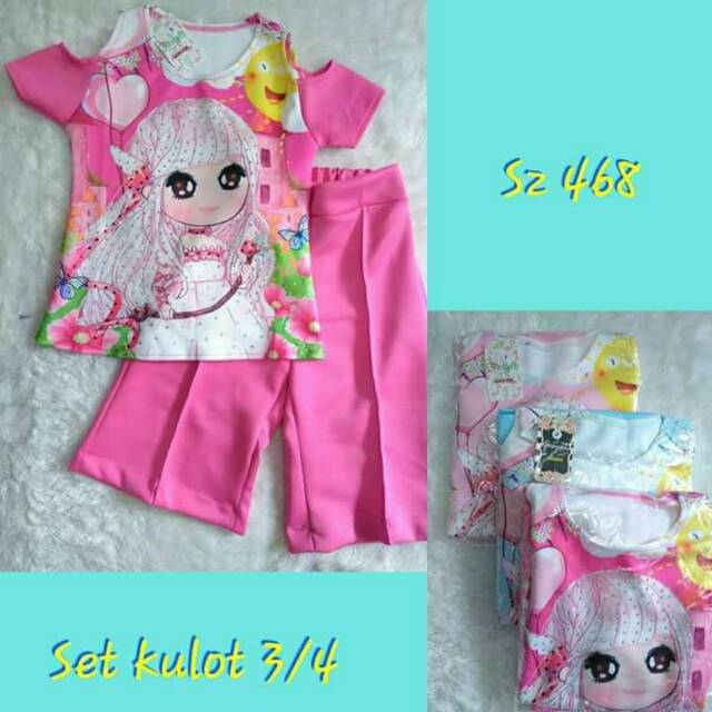 Setelan kulot anak
