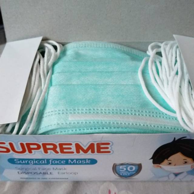 Masker earloop merek SUPREME isi 50