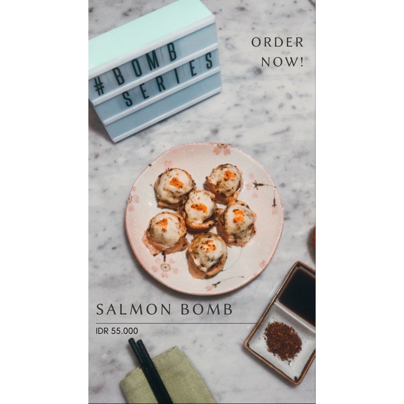 SUSHI SALMON BEEF BOMB