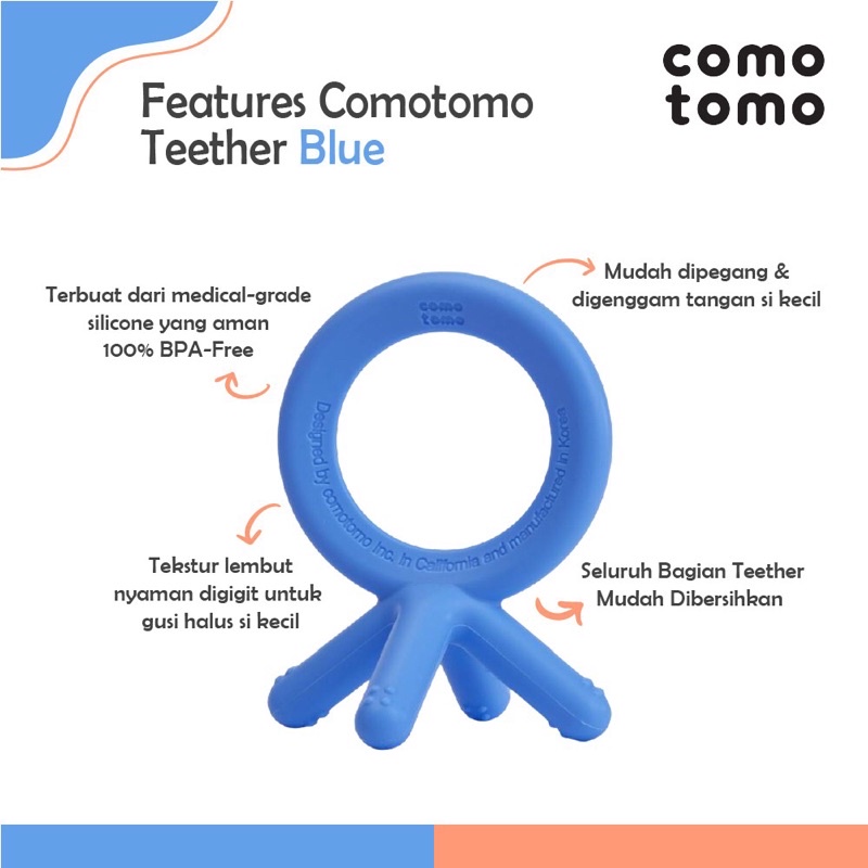 Comotomo Teether - Gigitan Bayi