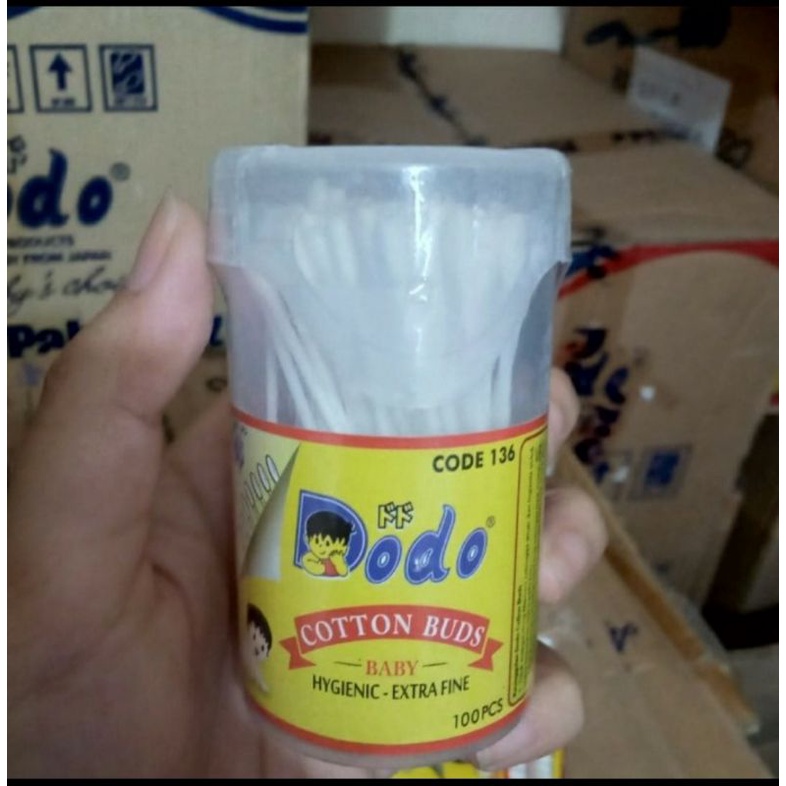 Dodo cotton buds pot 100pcs