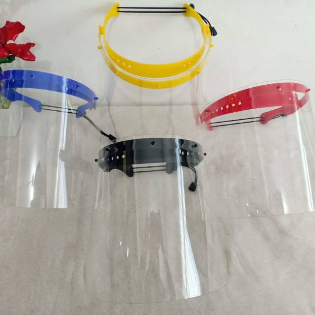 Face shield buka tutup