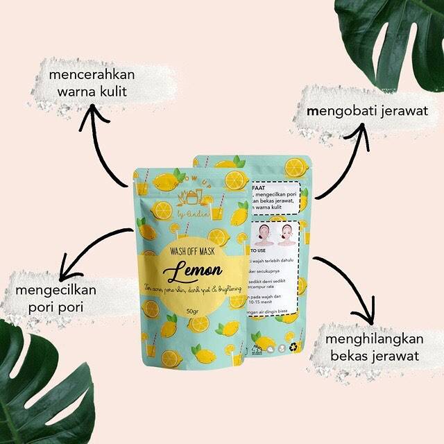 Masker Wash Off Lemon