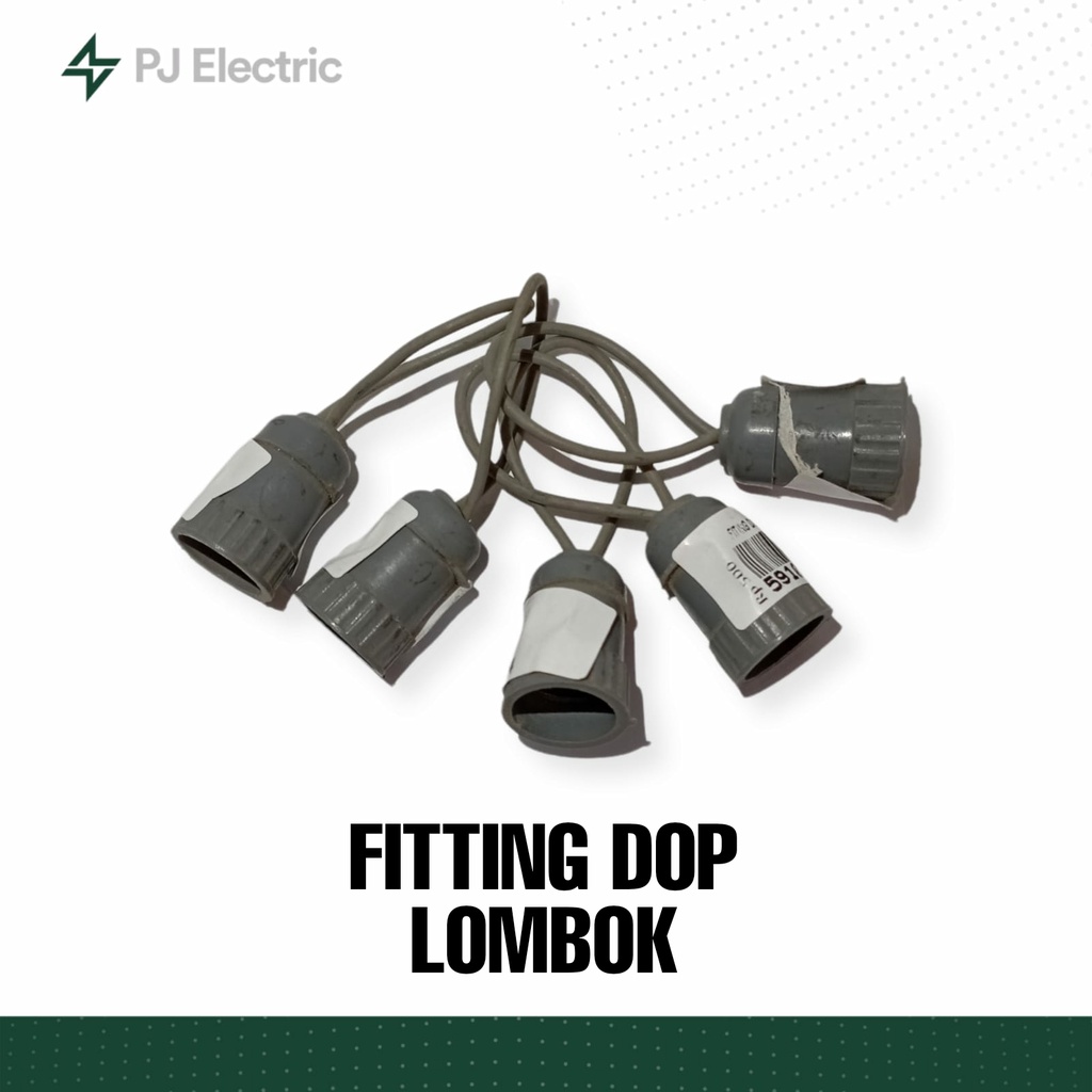 Fitting lampu gantung/fitting dop lombok