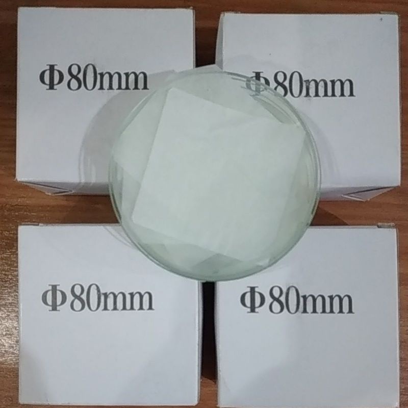 Gelas arloji diameter 8 cm