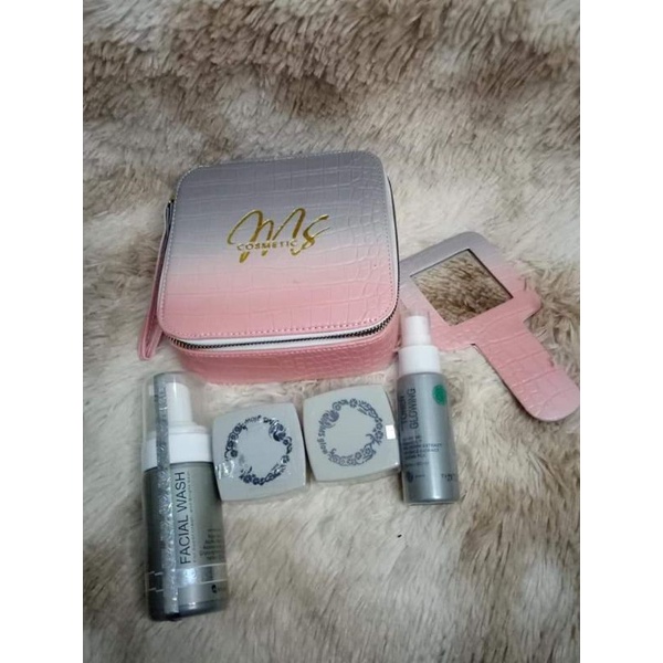 ms glow free box makeup