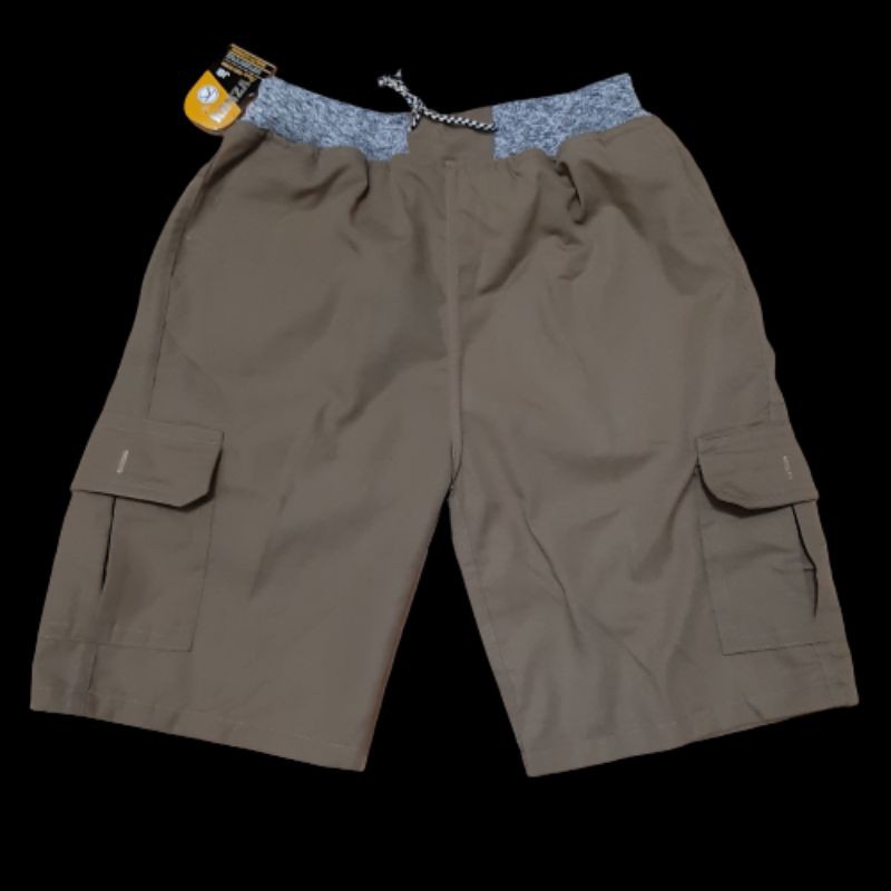 celana pendek kargo  twill