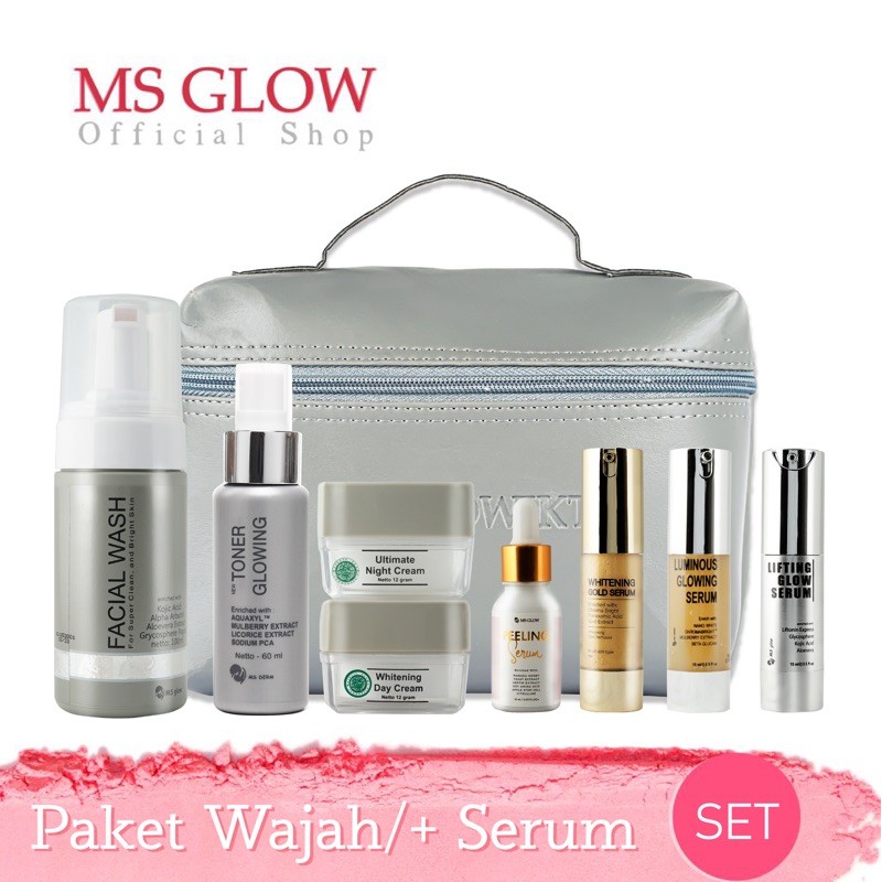 MS glow Paket wajah