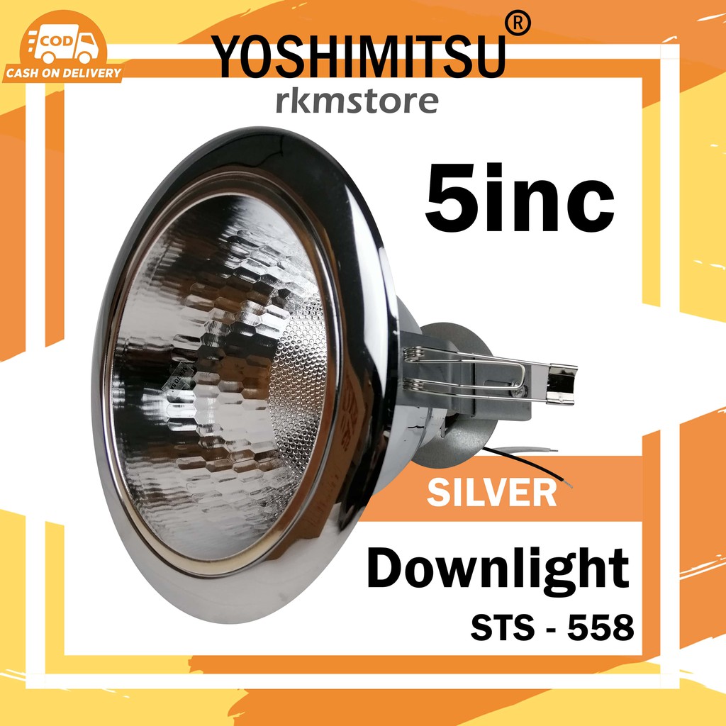 Downlight YOSHIMITSU 5inc - PUTIH / SILVER