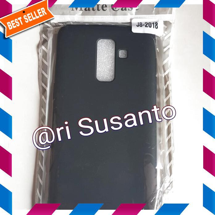 SOFTCASE BLACK MATTE SAMSUNG GALAXY J8 2018