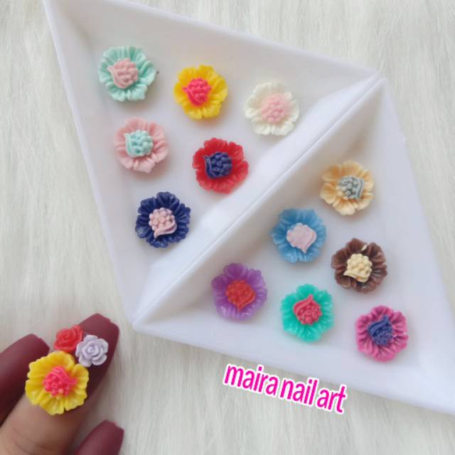 bunga wisteria isi 10 pcs/aksesoris nail art