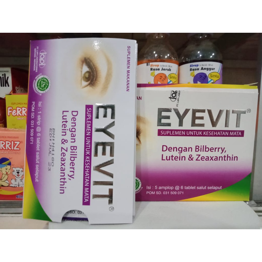 EYEVIT Tablet - 1 Strip @ 6 Tablet - Vitamin Mata