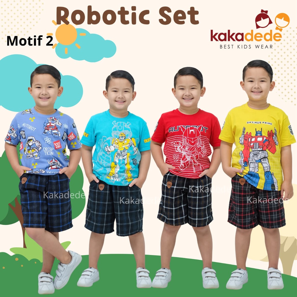 Setelan Anak Robotic