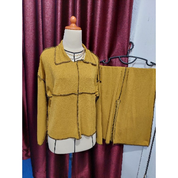 setcel / setrok bahan rajut dan bahan kaos