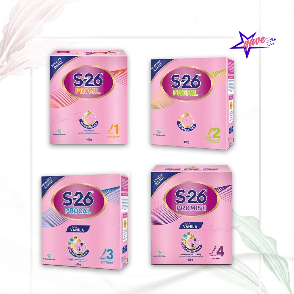 [ COD ] S26 tahap 1/2/3/4  400 gram
