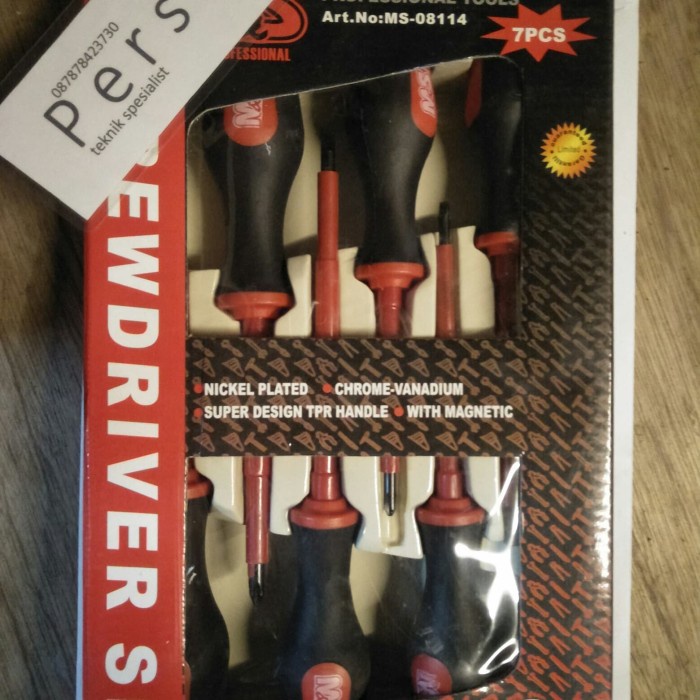 IOP | obeng 7 pcs profesional tools M&S