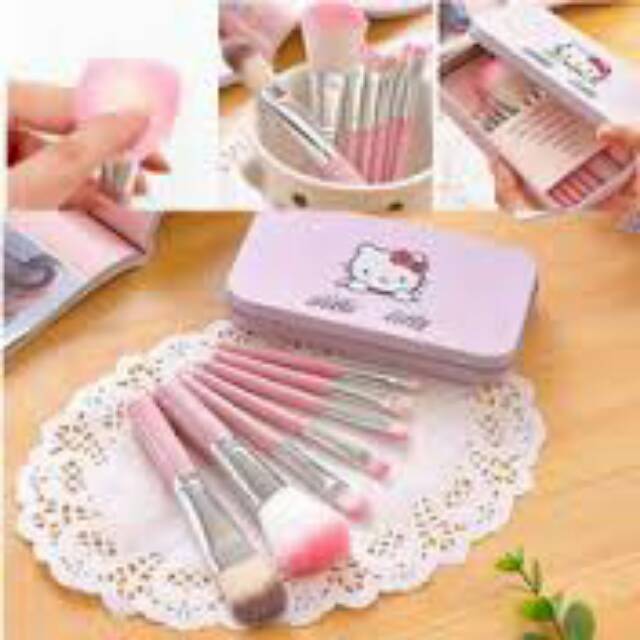 Kuas Make up Hello kitty isi 7