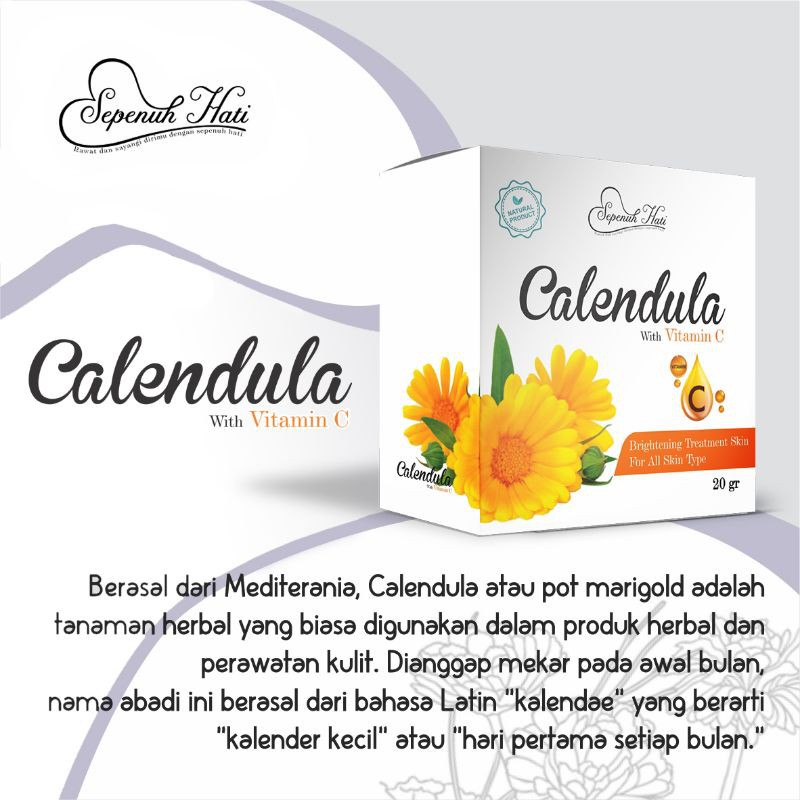 (FREE SPATULA) Calendula With Vit C