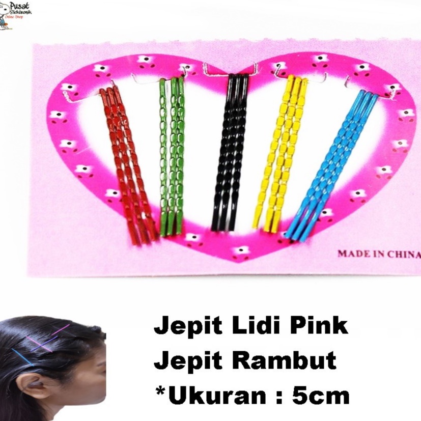 Jepit Lidi Pink