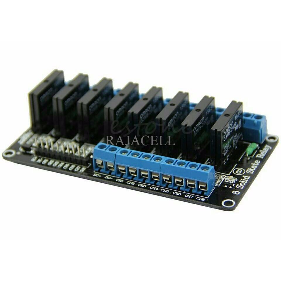 SSR Solid State Relay Module 8 Channel 5V DC High Level for Arduino