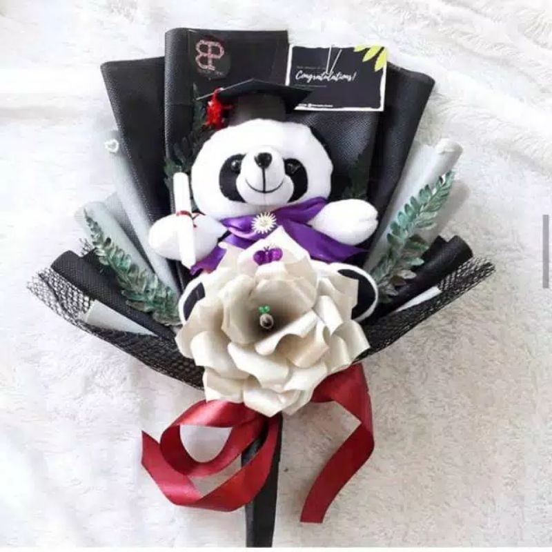 bucket bunga simple