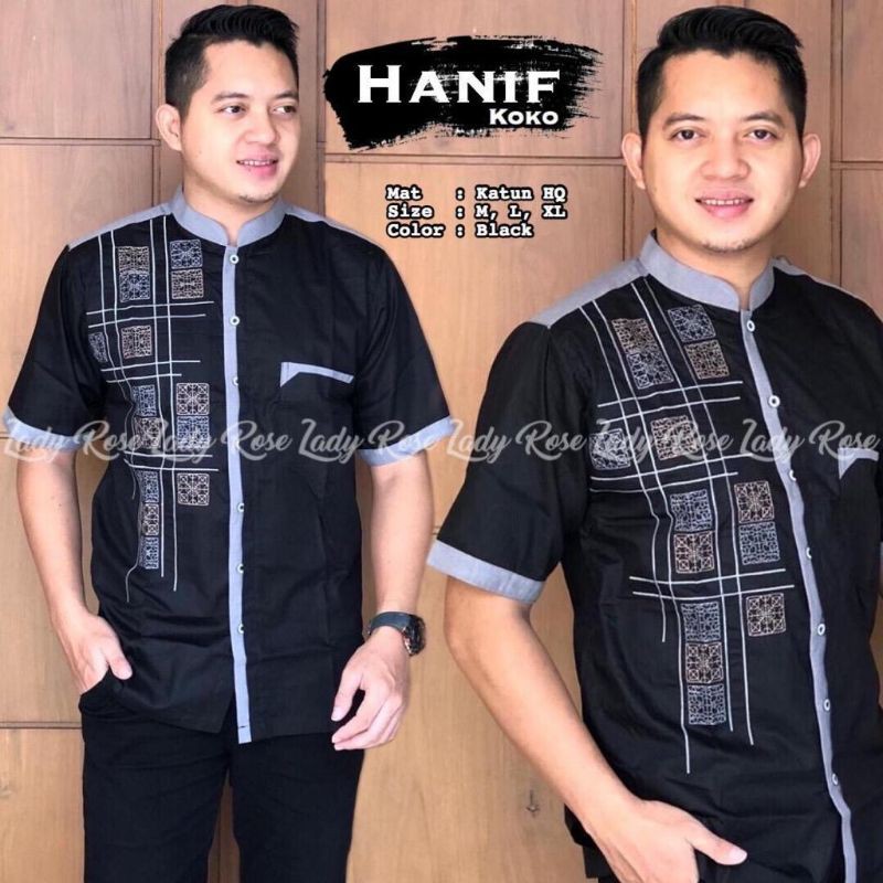 hanif koko lengan pendek