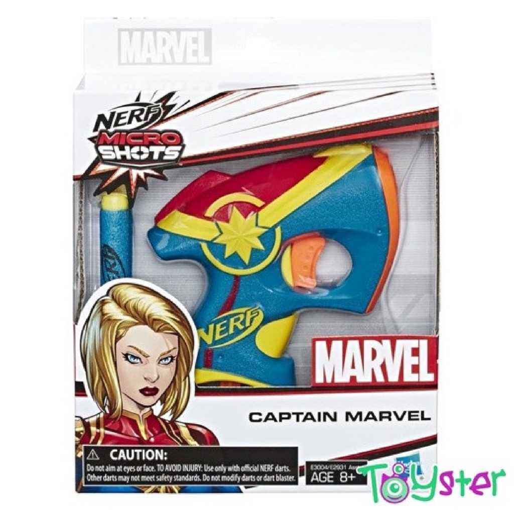 Nerf Microshots/Micro Shots/Microshot Marvel Captain Marvel Blaster