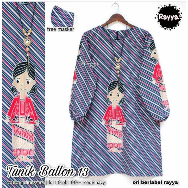 TUNIK BALON 13 //  BISA COD