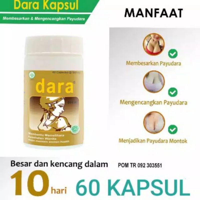 Dara 60 Kapsul.Borobudur Herbal.