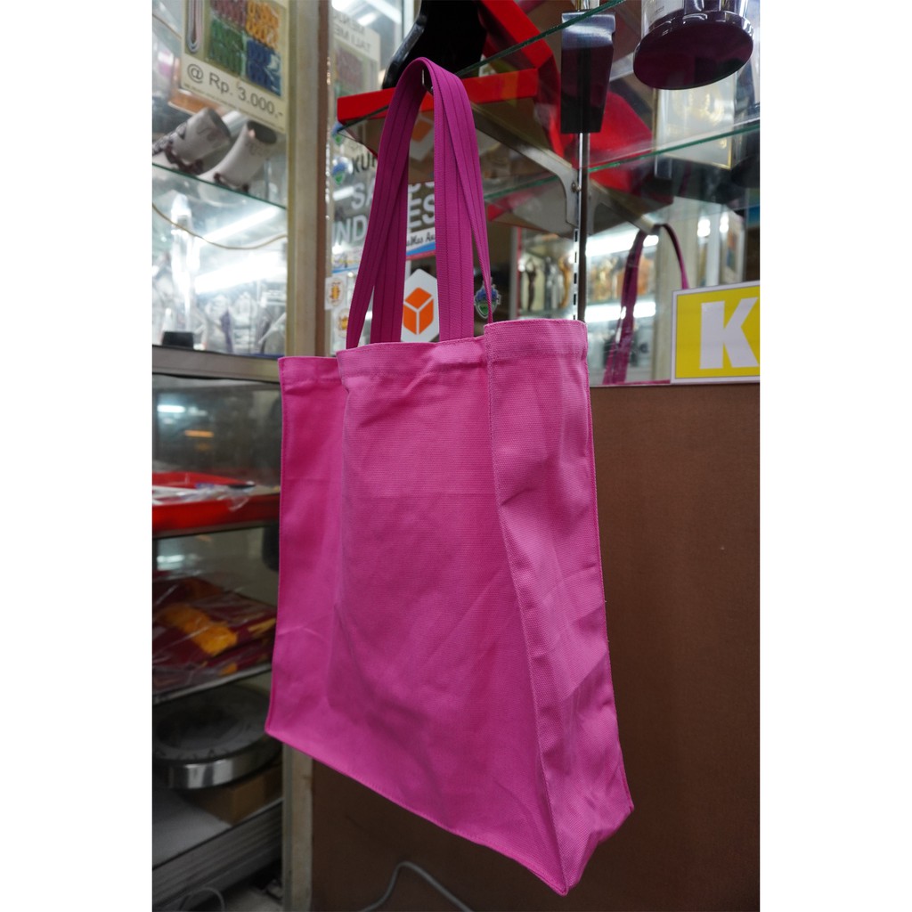 Tas/Totebag Canvas Pink