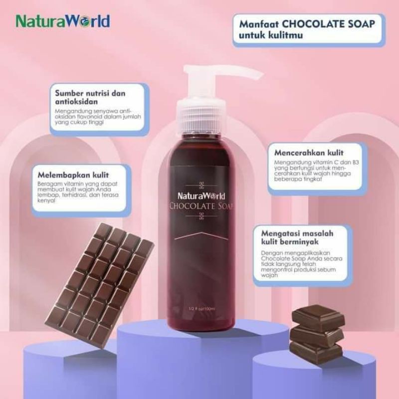 natura chocolate soap