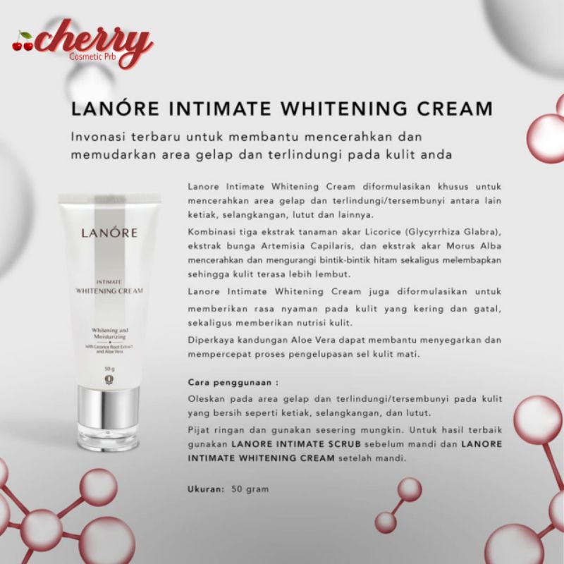 LANORE INTIMATE WHITENING CREAM