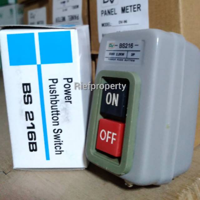 Power pushbutton switch BS 216B