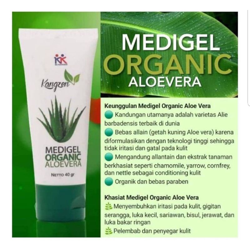 aloevera medigel organic kanzen
