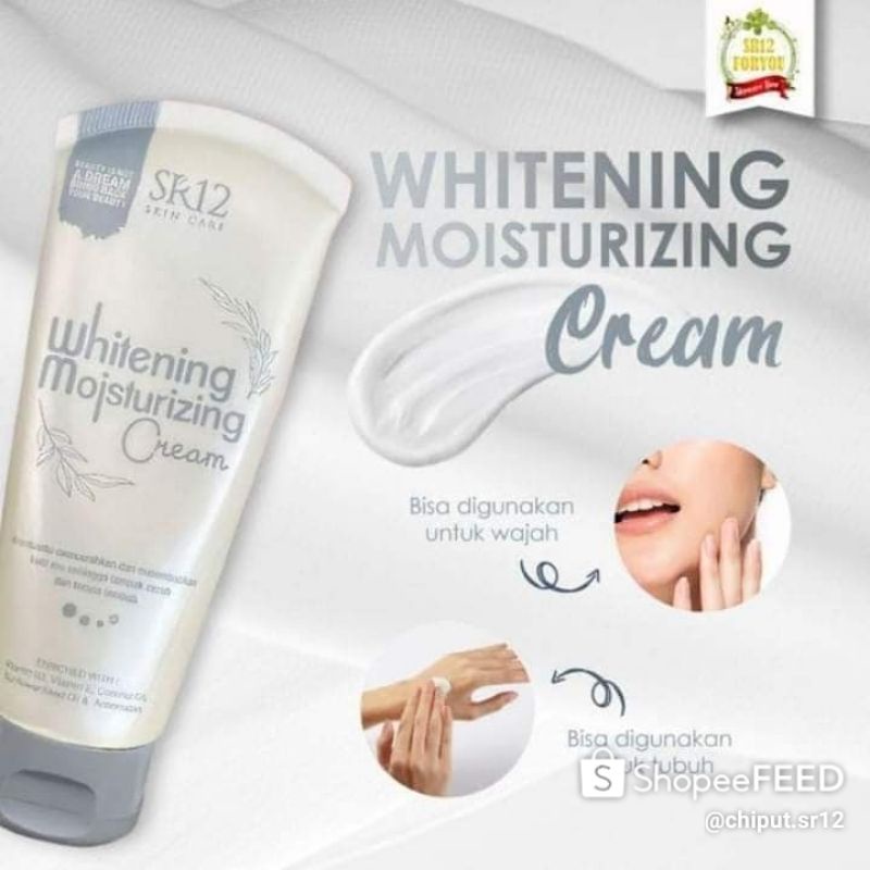 Whitening moisturizing cream