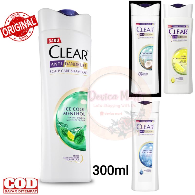 ✨DEVICA✨ PROMO CLEAR SHAMPO(CLEAR SHAMPO 300ml)